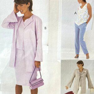 McCall's Pattern 3098 Misses' Petite Suit Pants Sz 18-22 Jacket Pants Top Skirt‎